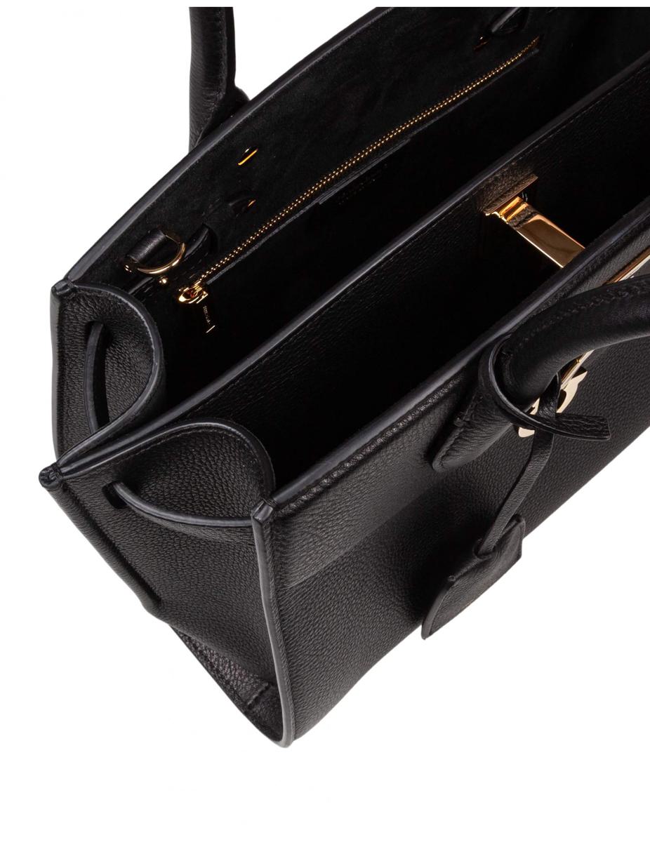 Salvatore Ferragamo Hammered Leather Handbag
