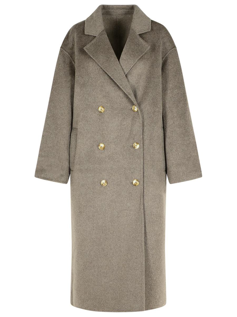 Loulou Studio 'Borneo' Melange Mole Cashmere Blend Coat