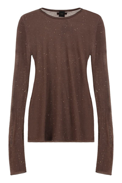 Pinko Pico Long Sleeve Sequin Top