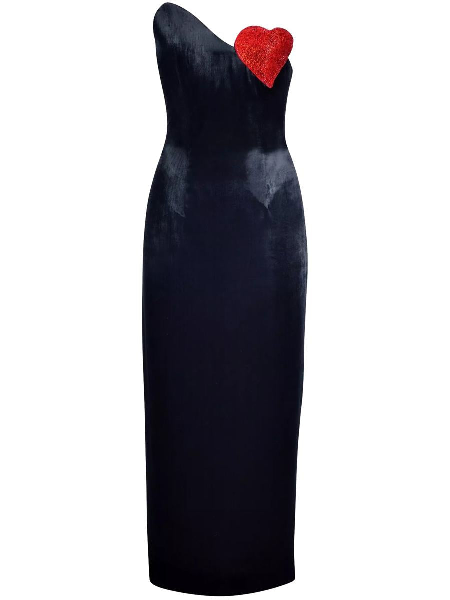 Christina Crawford Heart Dress With Corset Clothing