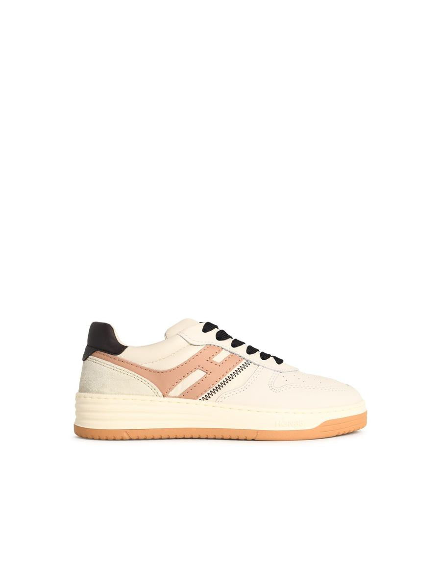 Hogan 'H630' White Leather Sneakers