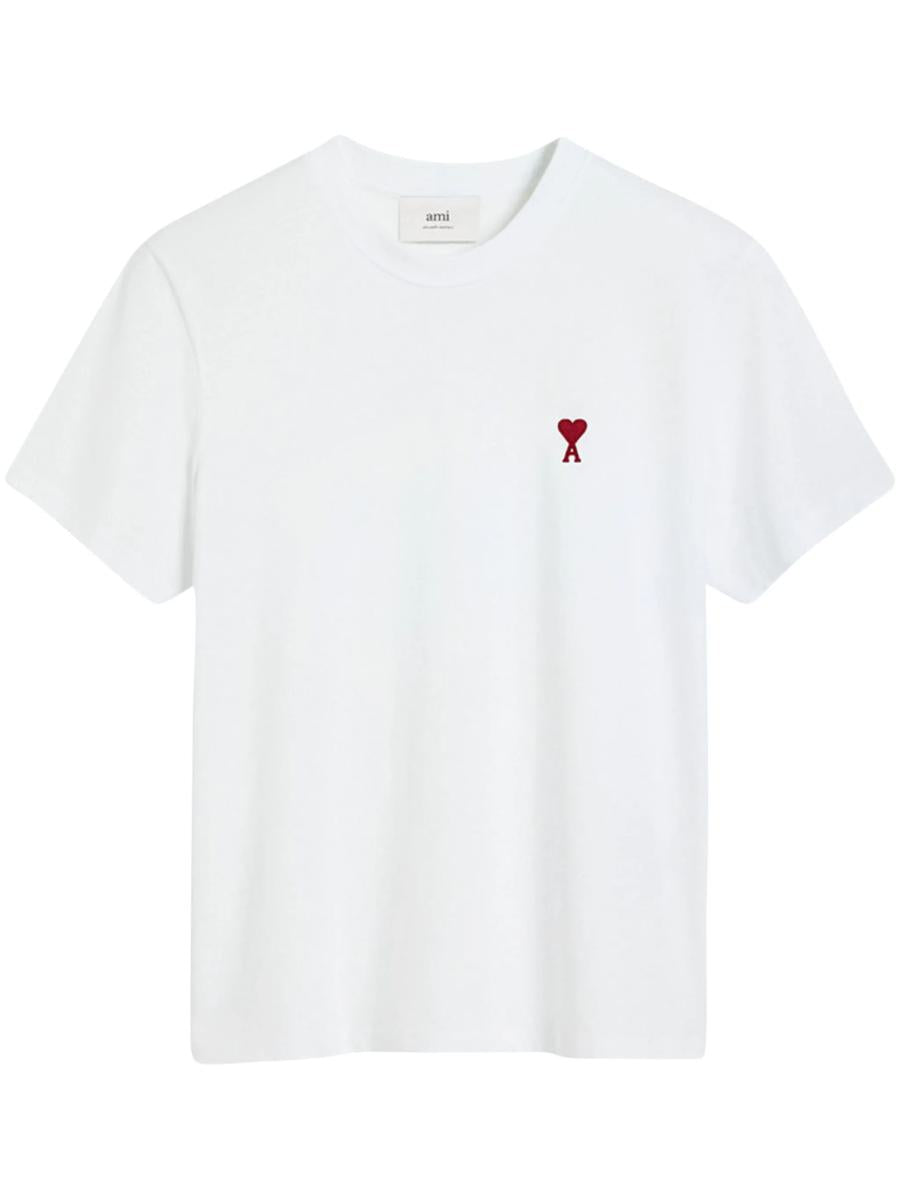 Tshirt AMI Paris De Coeur Rouge