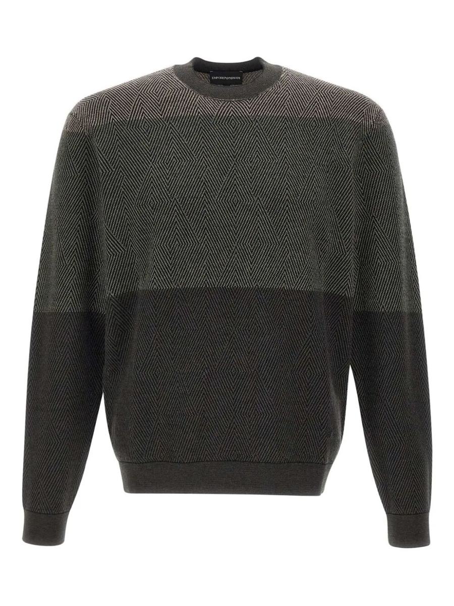 Emporio Armani Round Neck Sweater Clothing
