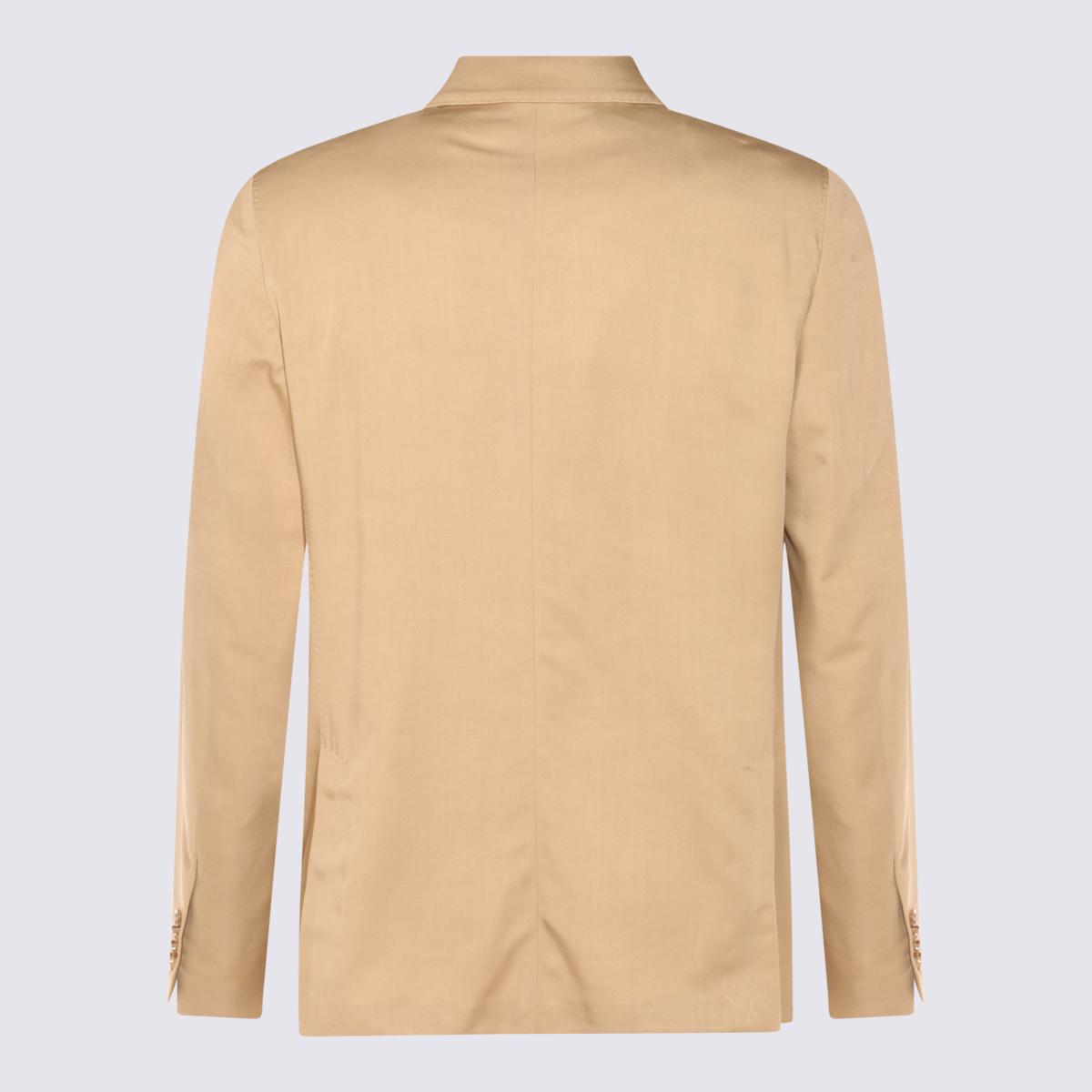 Lardini Beige Viscose Suits