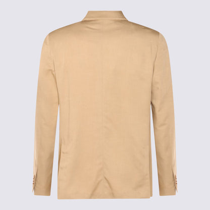 Lardini Beige Viscose Suits
