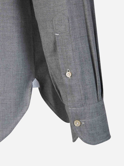 Luigi Borrelli Cotton And Wool Shirt
