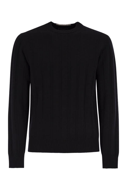 Peserico Wool And Cashmere Ribbed Jumper