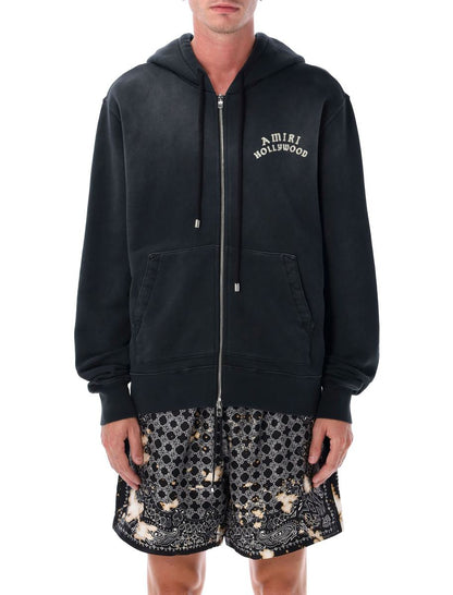 Amiri Hollywood Graphic Zip Hoodie