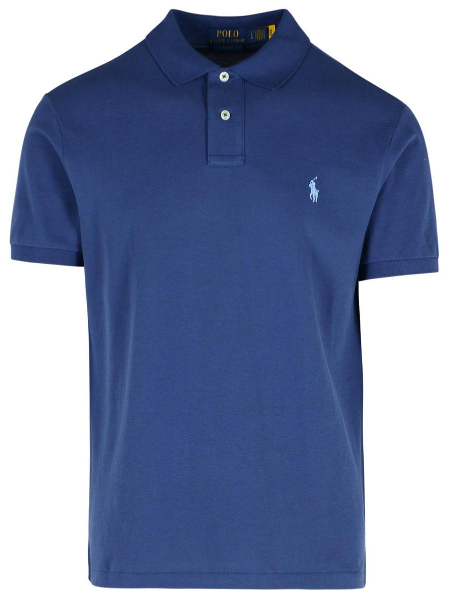 Polo Ralph Lauren Navy Cotton Polo Shirt