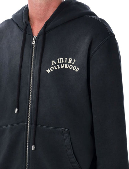 Amiri Hollywood Graphic Zip Hoodie