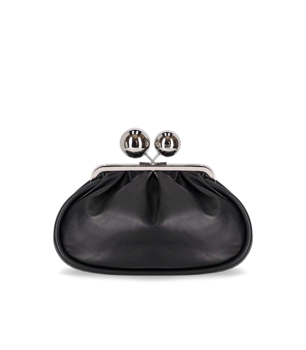 Weekend Max Mara Pasticcino Milvanew Medium Black Clutch