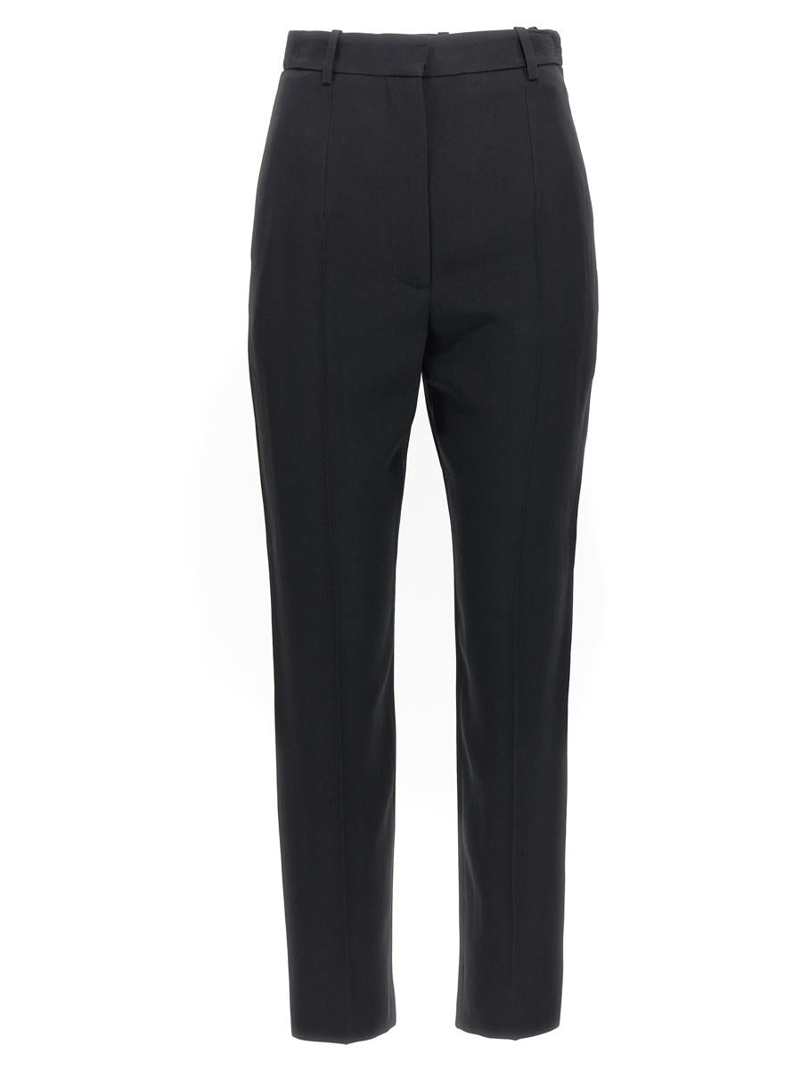 Alexander McQueen Crêpe Cigarette Pants