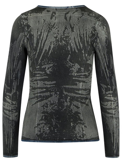 Diesel 'Gary' Blue Cotton Top