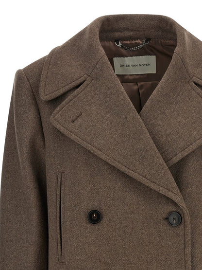 Dries Van Noten 'Vafel' Coat