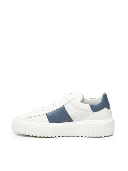 Hogan White H-Stripes Sneakers
