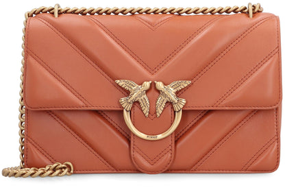 Pinko Love Bag Leather Crossbody Bag