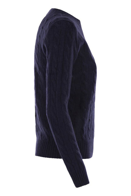 Polo Ralph Lauren Plaited Wool And Cashmere Crew-Neck