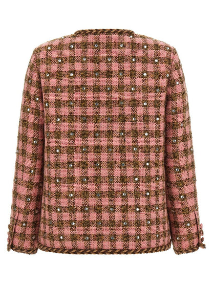 Giuseppe Di Morabito Rhinestone Blazer Jacket