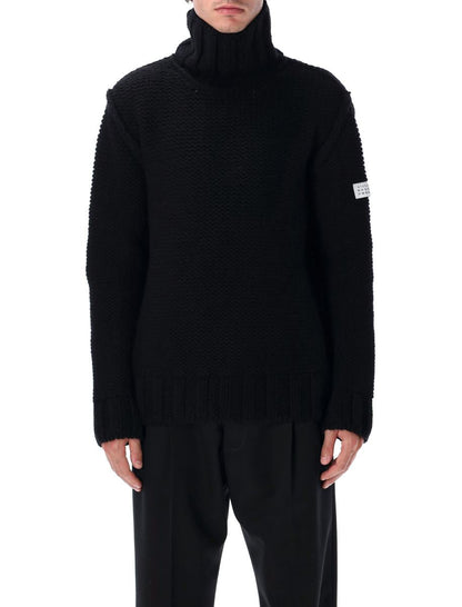 MM6 Maison Margiela Chunky Wool Turtleneck Jumper