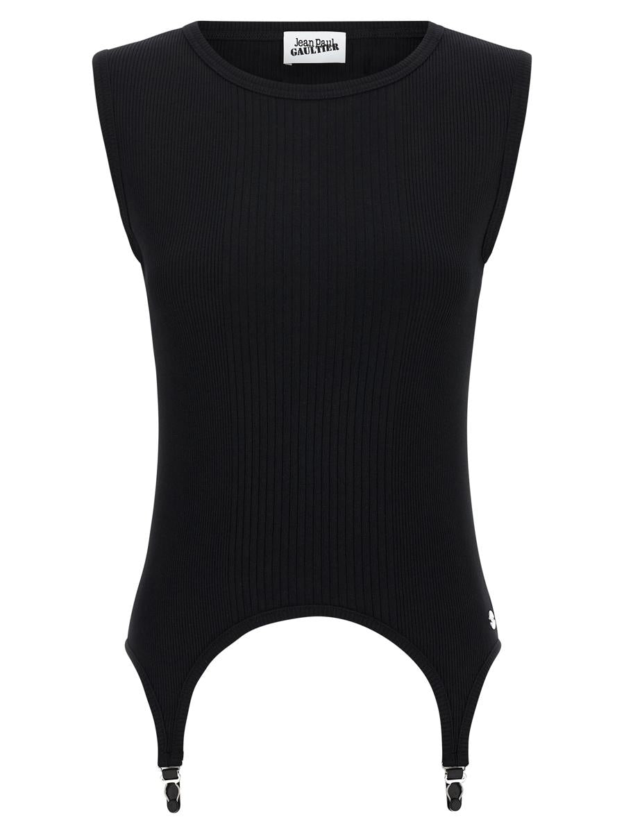 Jean Paul Gaultier 'The Black Garter' Tank Top