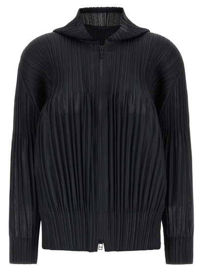 Pleats Please Issey Miyake Zip Blouse