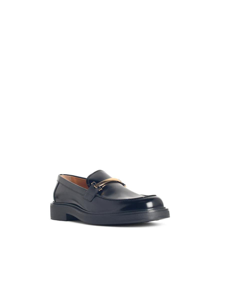 Tod'S Black Leather Loafers