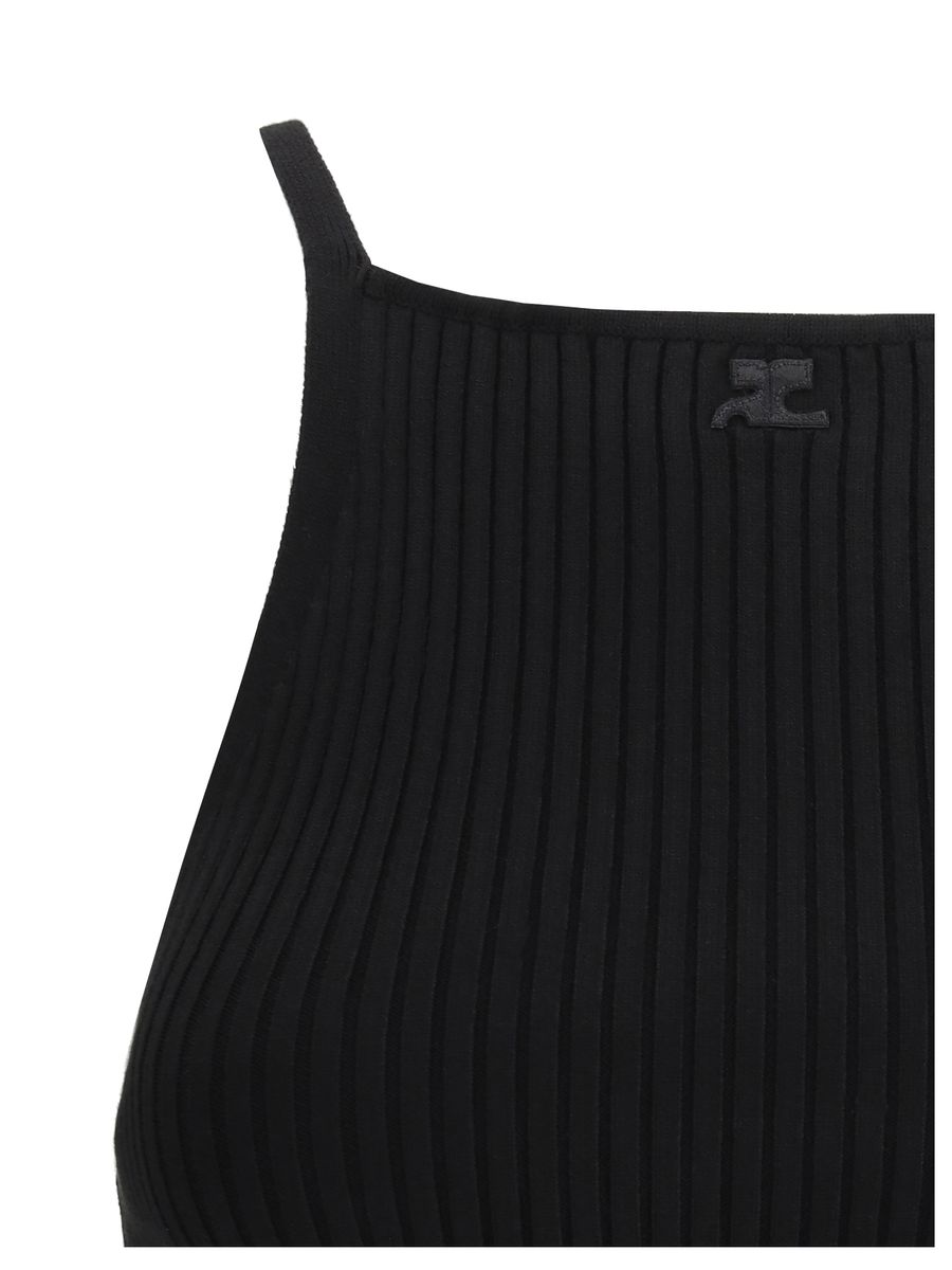 Courrèges Ribbed Tank Top
