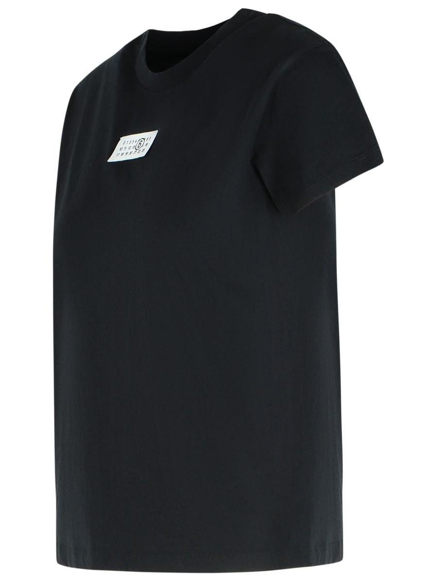 MM6 Maison Margiela Black Cotton T-Shirt