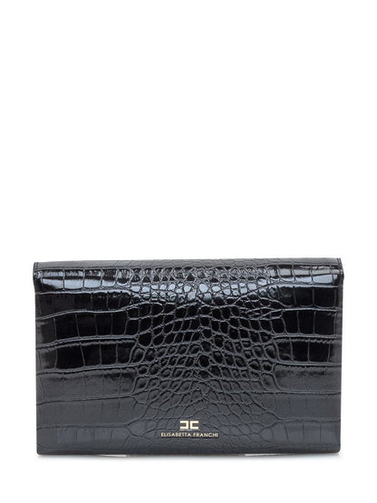Elisabetta Franchi Elisabetta Franchi Clutch Bag Crocodile Effect