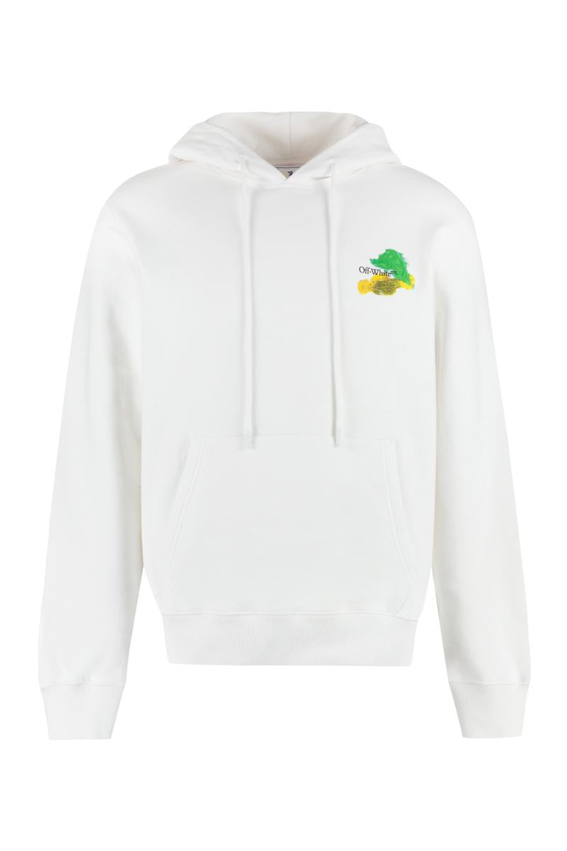 Off-White Cotton Hoodie