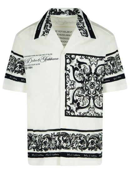 Dolce & Gabbana White Cotton Shirt
