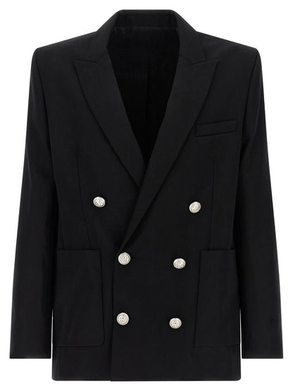 Balmain Grain De Poudre Blazer