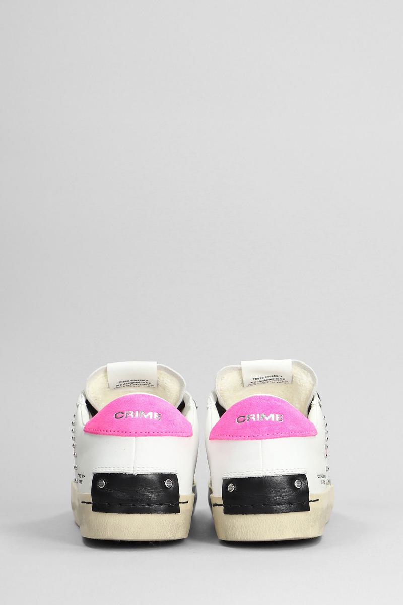 Crime London Distressed Sneakers