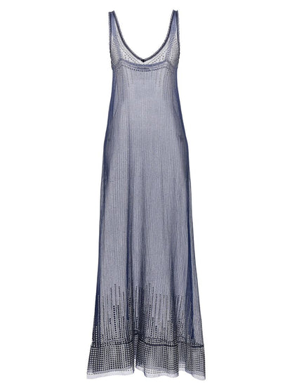 Rabanne Studded Mesh Dress