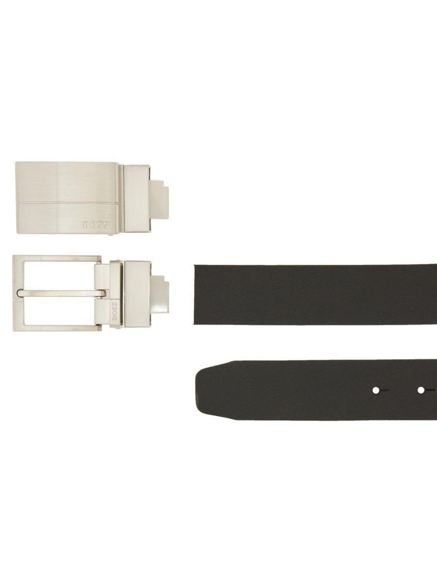 Boss Reversible Leather Belt