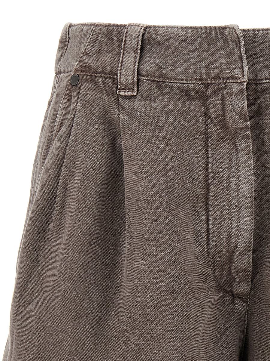 Brunello Cucinelli Linen Cotton Shorts