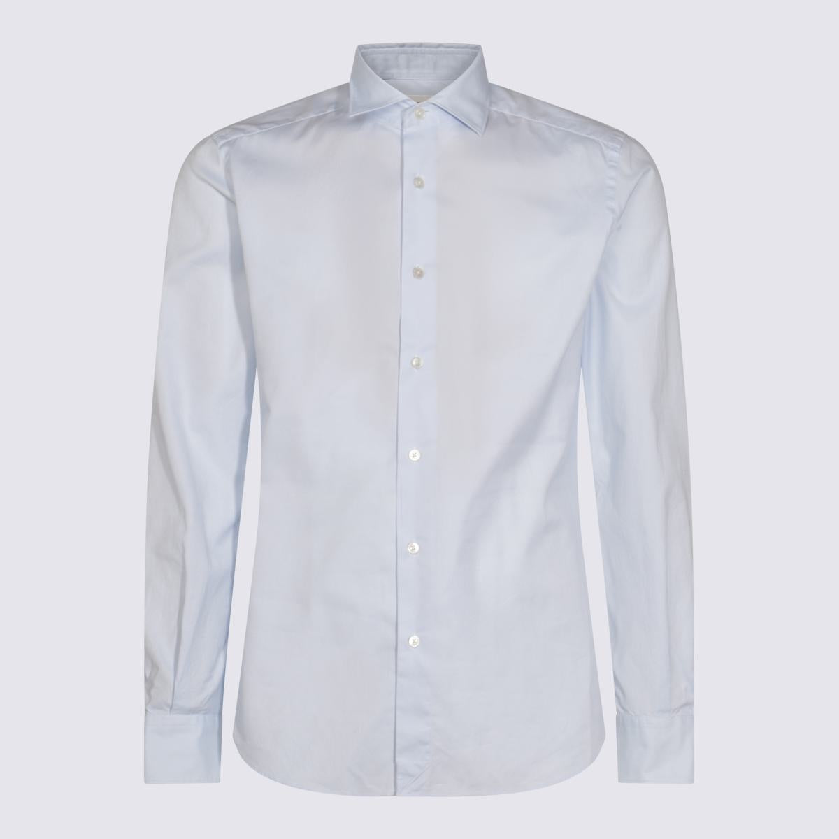 Glanshirt Light Blue Cotton Shirt