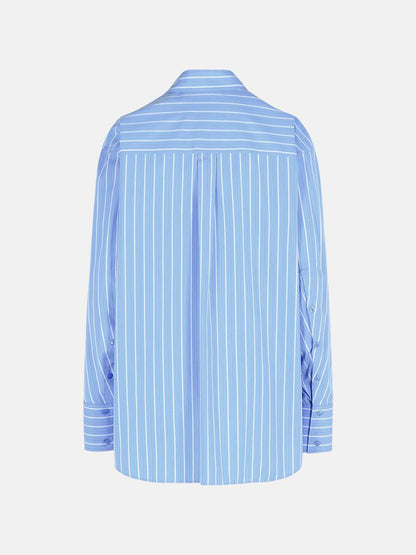 Sportmax Light Blue Cotton Shirt