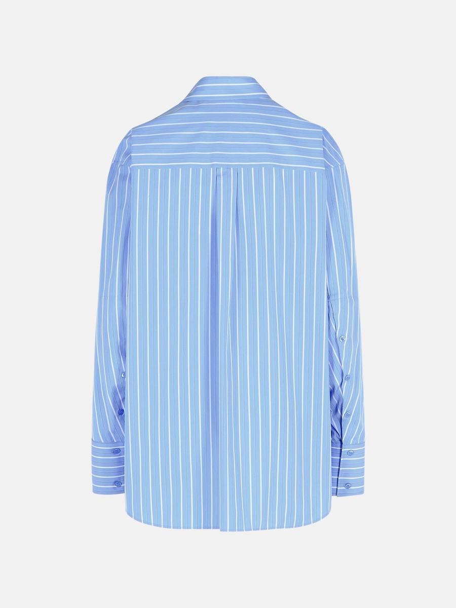 Sportmax Light Blue Cotton Shirt