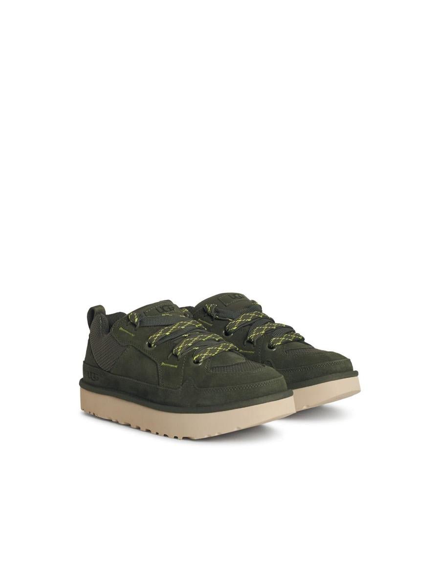 UGG 'Lowmel' Green Suede Sneakers