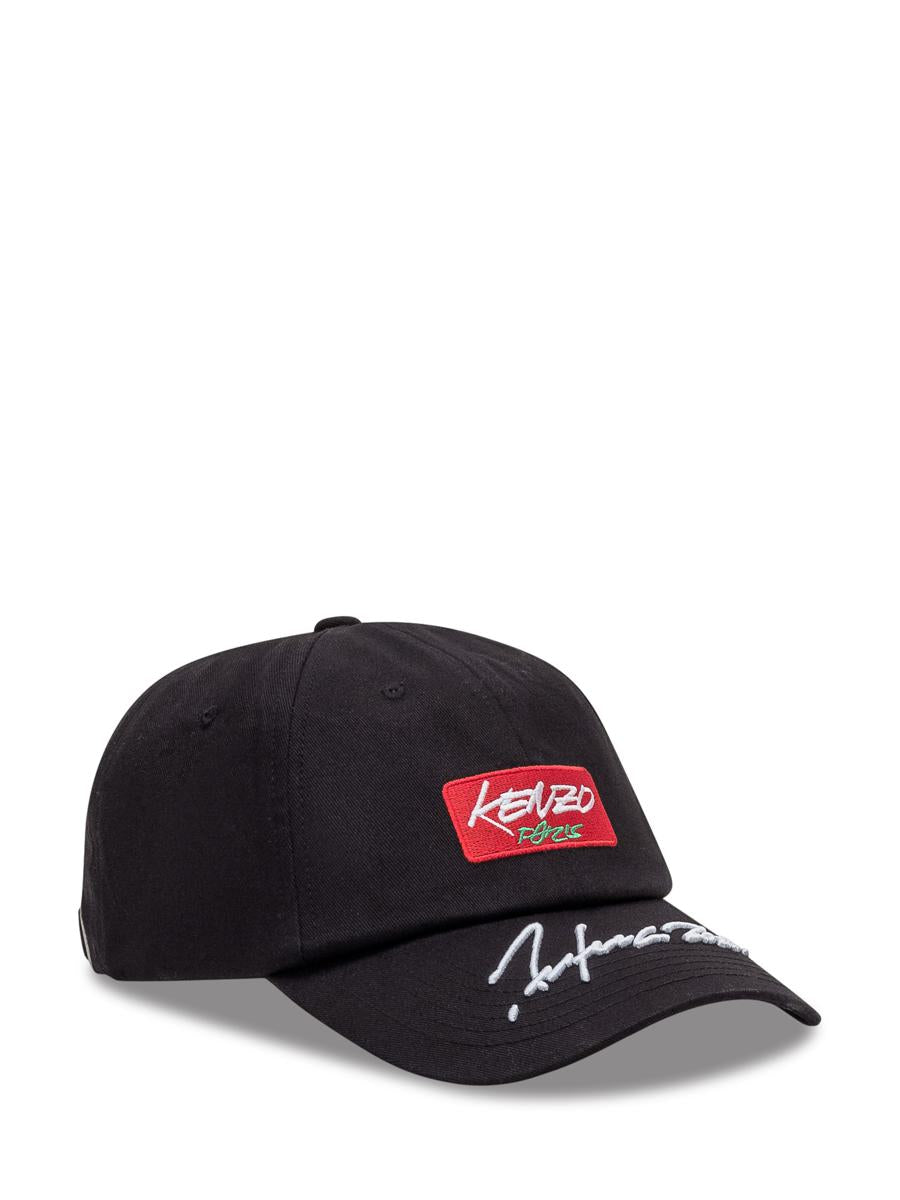 Kenzo Kenzo Black Cap With Patch