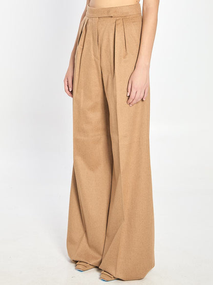 Camel Flare Trousers