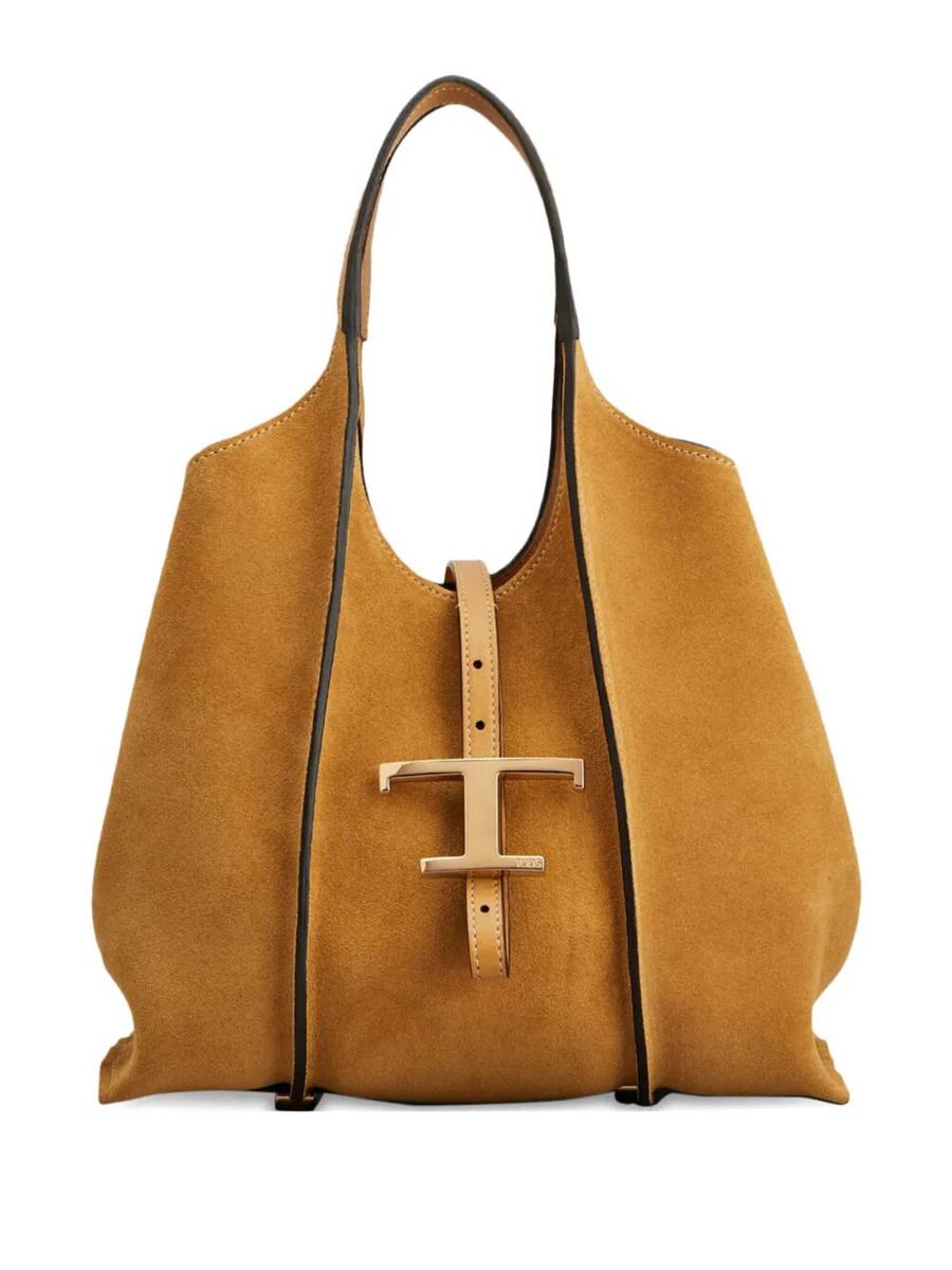 Tod'S T Timeless Mini Shopping In Suede Bags
