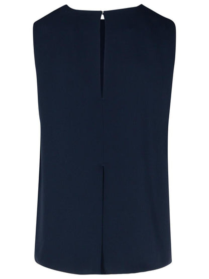 P.A.R.O.S.H. Blue Polyester Blouse