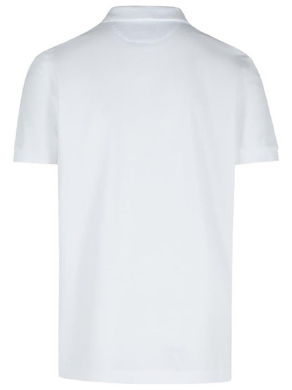 Tom Ford White Cotton Polo Shirt