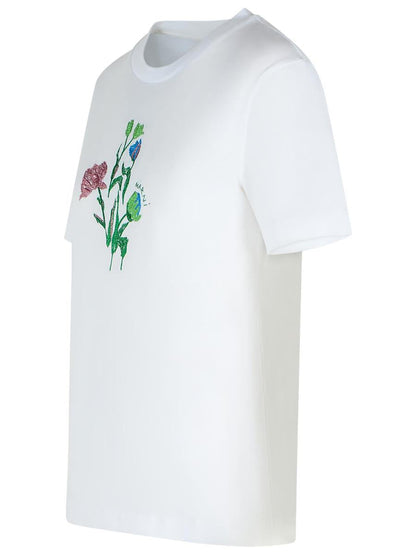 Marni White Cotton T-Shirt