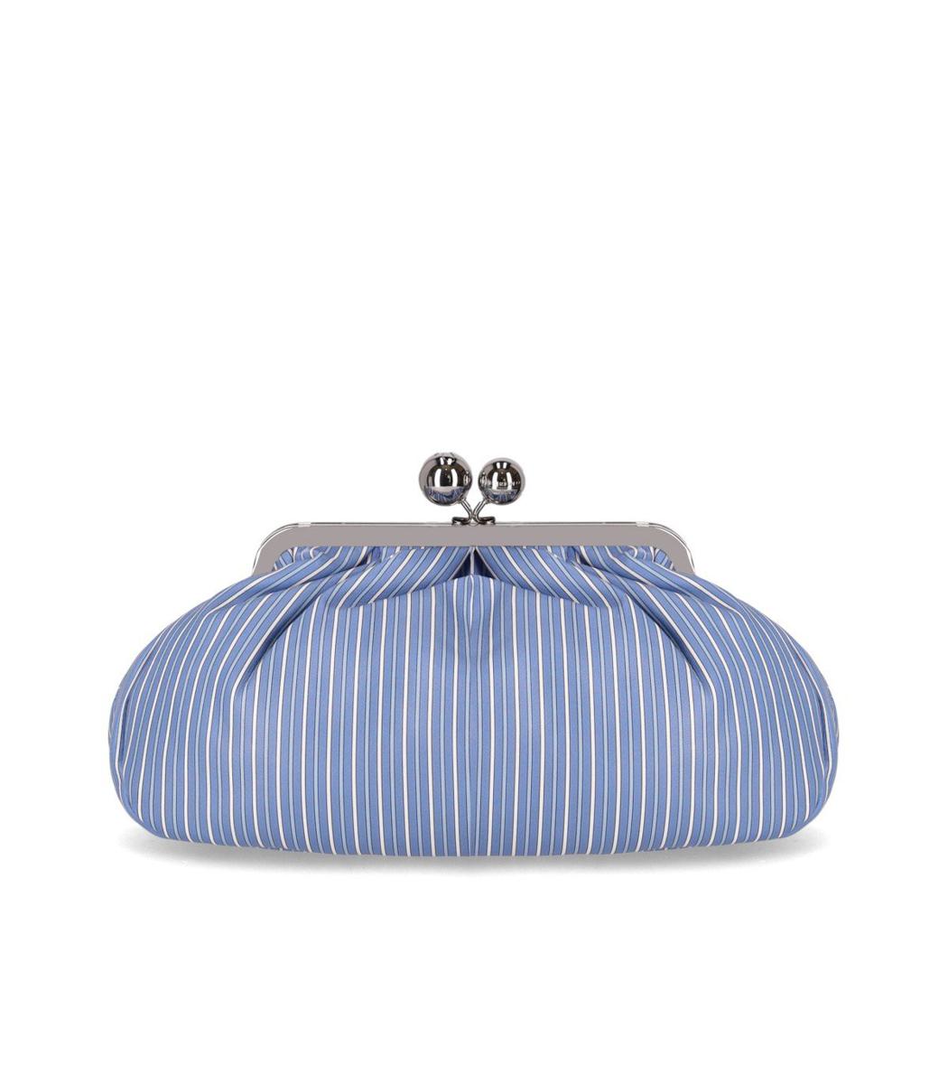 Weekend Max Mara Pasticcino Rubens Medium Light Blue Clutch