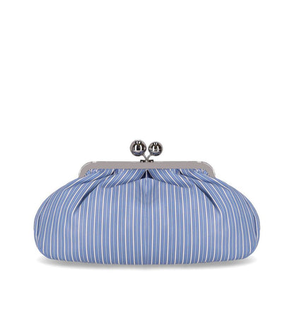 Weekend Max Mara Pasticcino Rubens Medium Light Blue Clutch