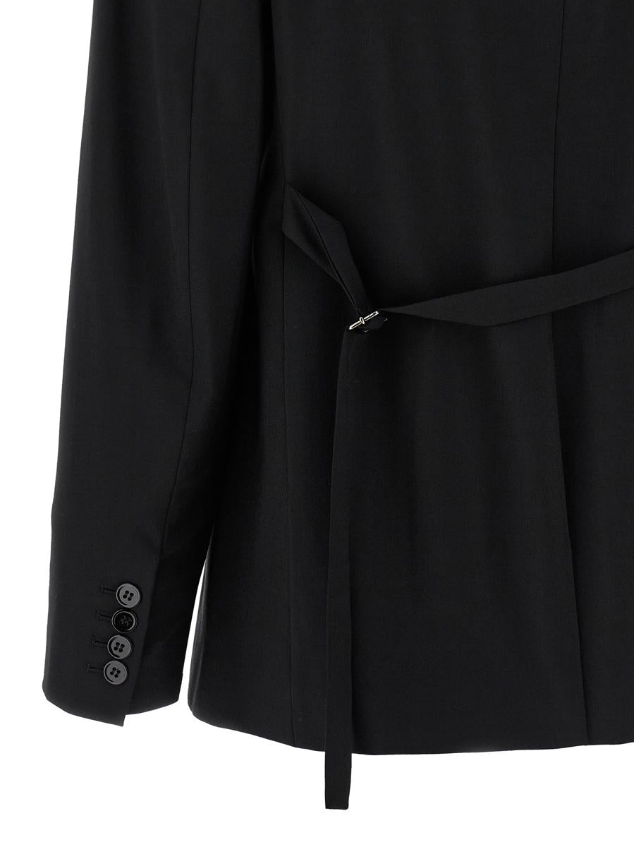 Nensi Dojaka Belt Blazer