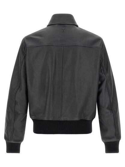 AMI Paris 'Ami De Coeur' Bomber Jacket